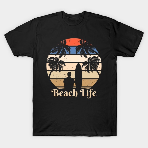Beach Life T-Shirt by MultiversiTee